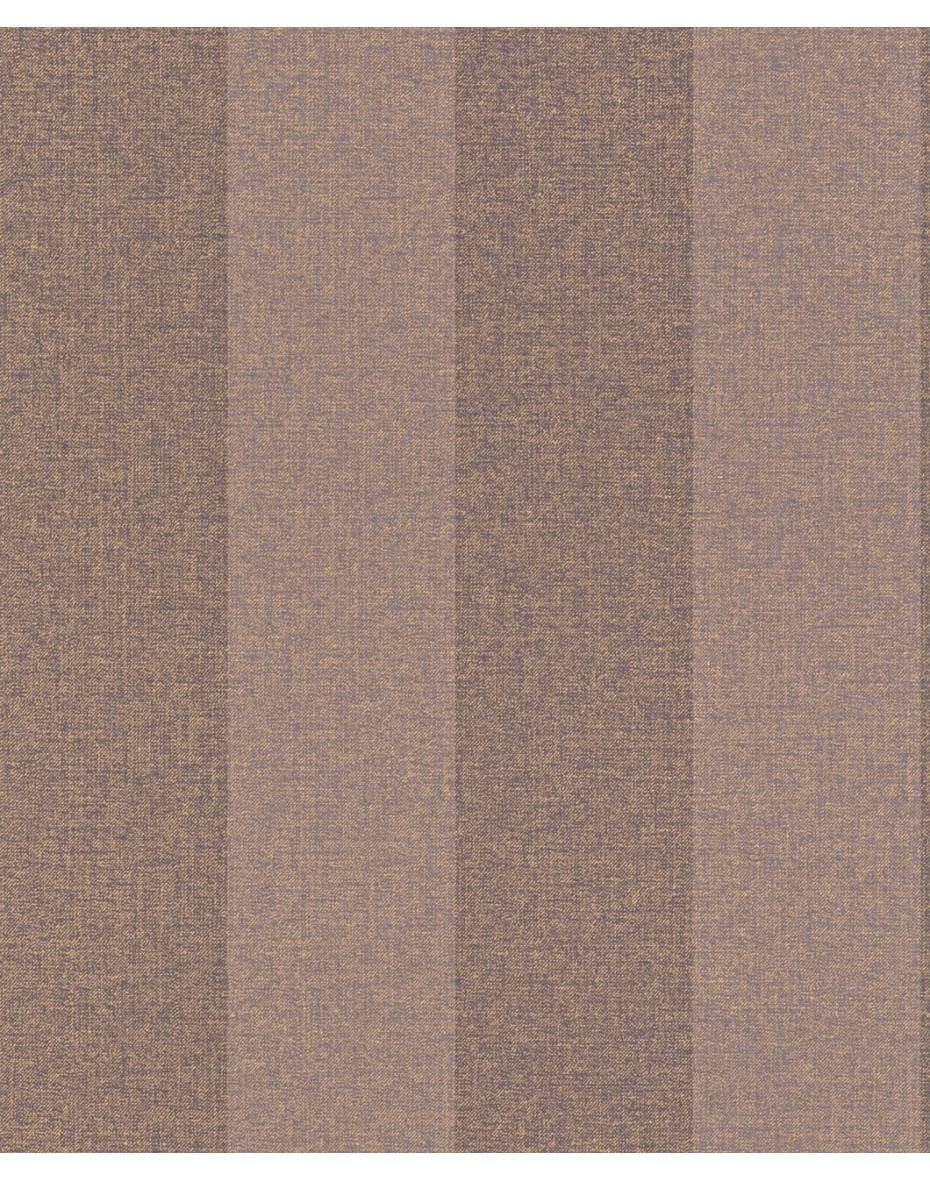 Tapeta Indigo prúžkovaná 226569 - fialová so zlatými odleskami